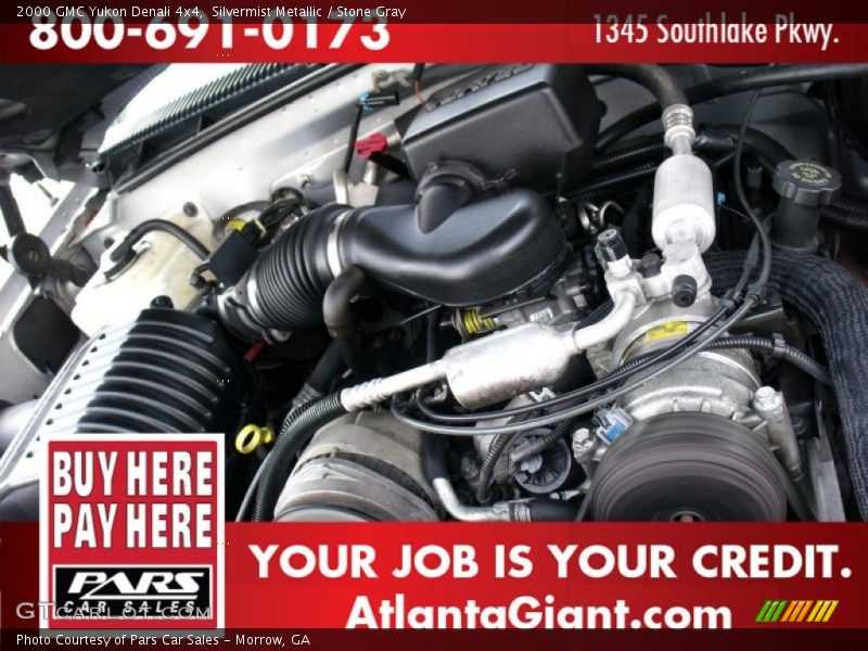 Silvermist Metallic / Stone Gray 2000 GMC Yukon Denali 4x4