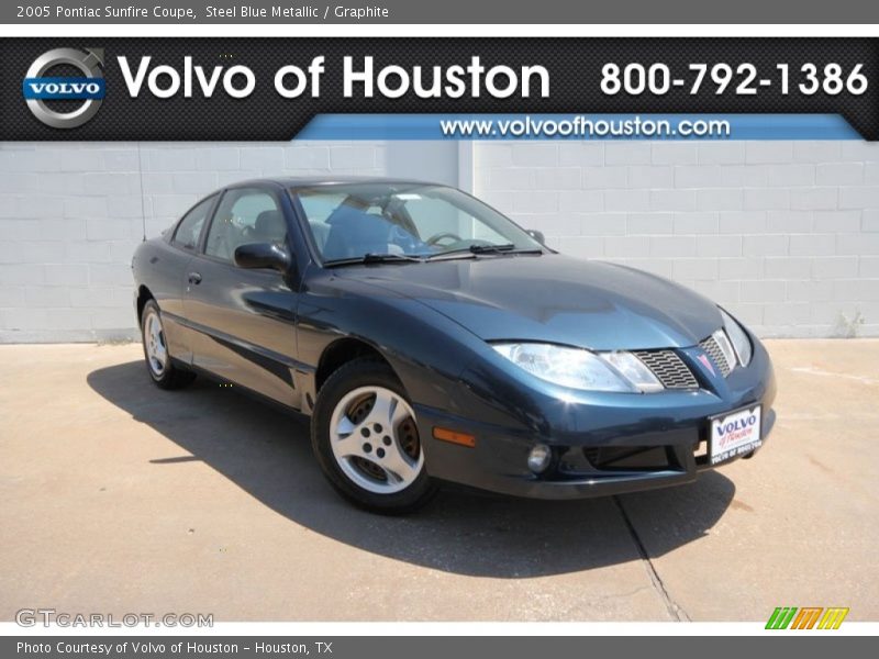 Steel Blue Metallic / Graphite 2005 Pontiac Sunfire Coupe