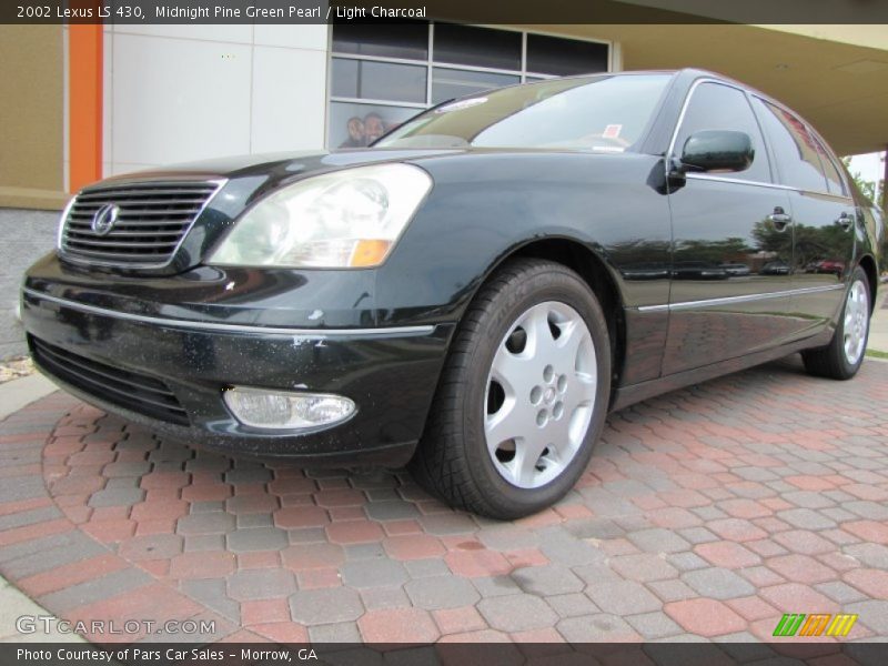 Midnight Pine Green Pearl / Light Charcoal 2002 Lexus LS 430