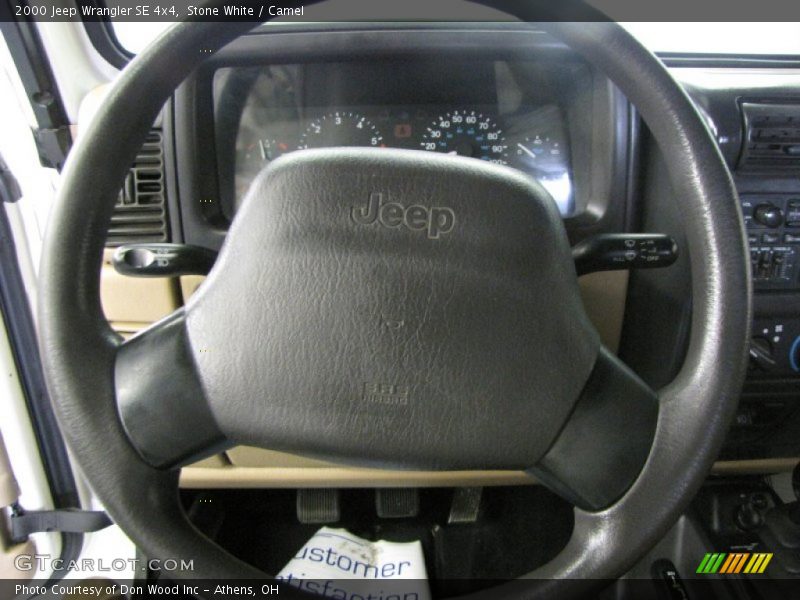 Stone White / Camel 2000 Jeep Wrangler SE 4x4
