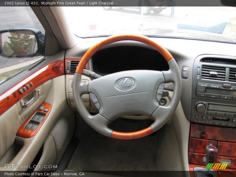 Midnight Pine Green Pearl / Light Charcoal 2002 Lexus LS 430