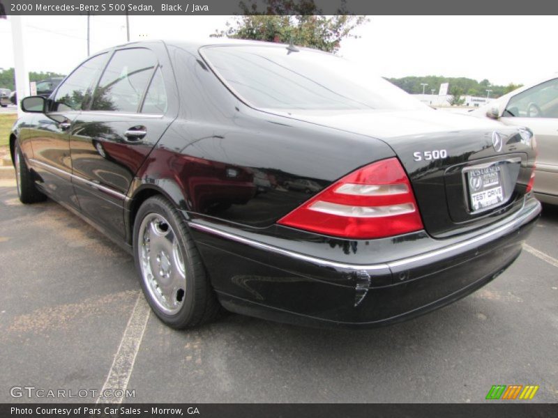 Black / Java 2000 Mercedes-Benz S 500 Sedan