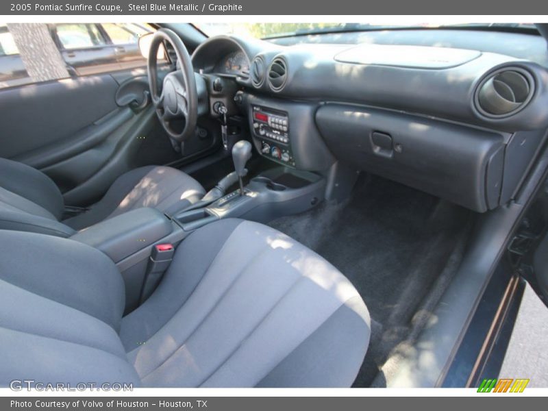 Steel Blue Metallic / Graphite 2005 Pontiac Sunfire Coupe