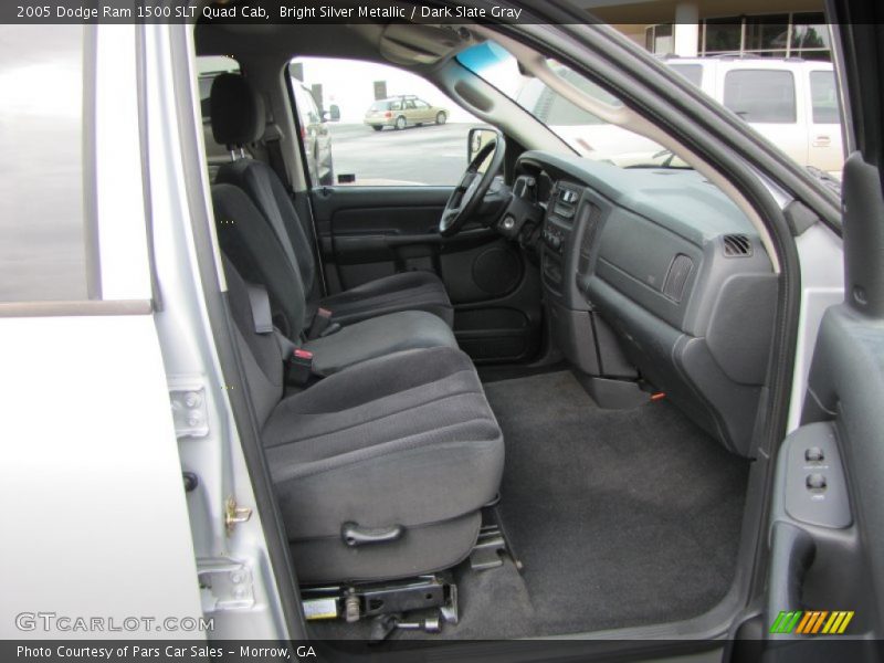 Bright Silver Metallic / Dark Slate Gray 2005 Dodge Ram 1500 SLT Quad Cab