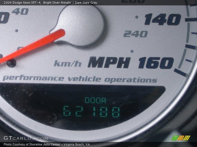 Bright Silver Metallic / Dark Slate Gray 2004 Dodge Neon SRT-4