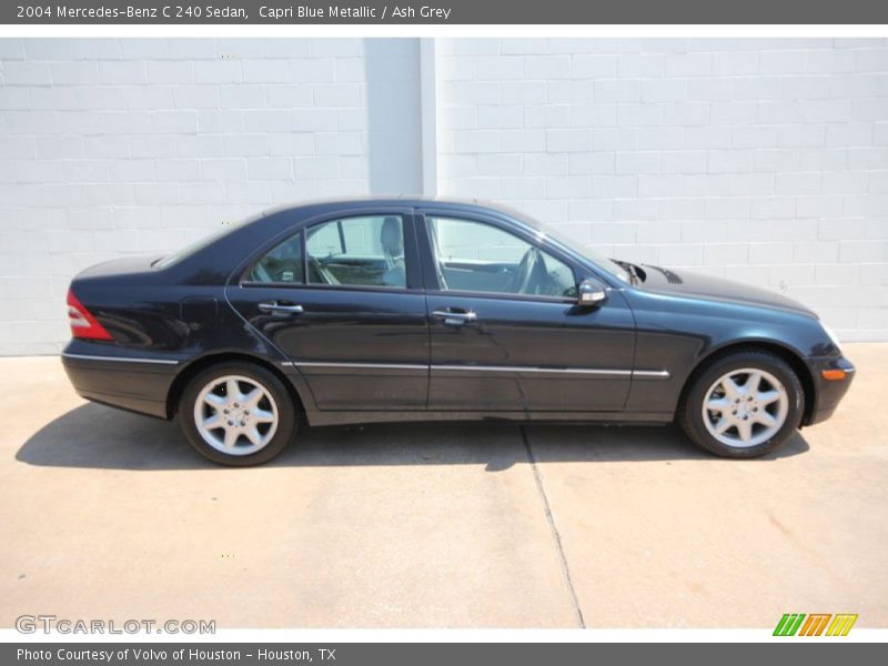 Capri Blue Metallic / Ash Grey 2004 Mercedes-Benz C 240 Sedan