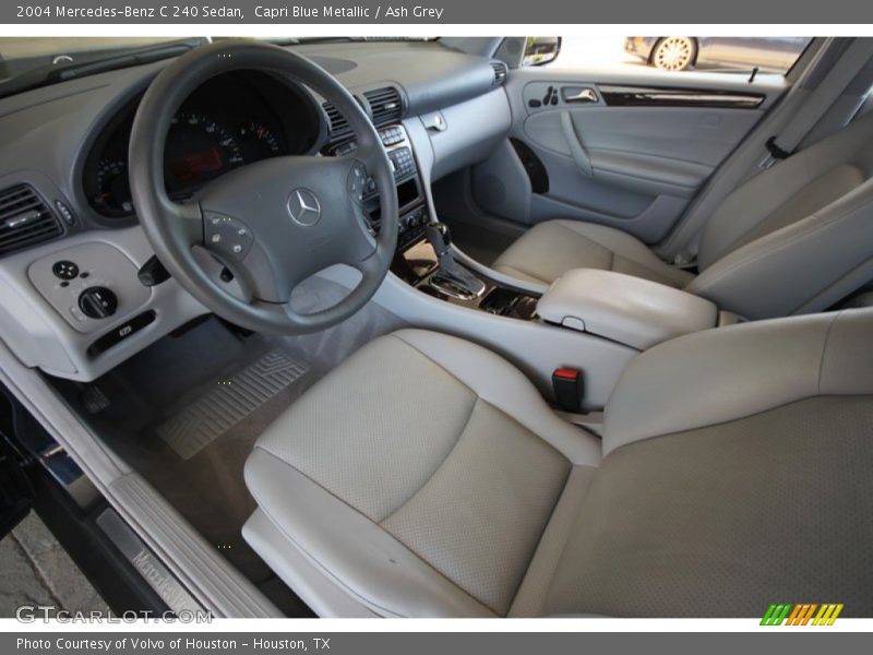 Capri Blue Metallic / Ash Grey 2004 Mercedes-Benz C 240 Sedan