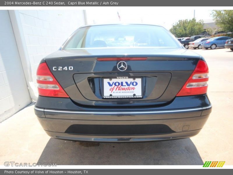 Capri Blue Metallic / Ash Grey 2004 Mercedes-Benz C 240 Sedan