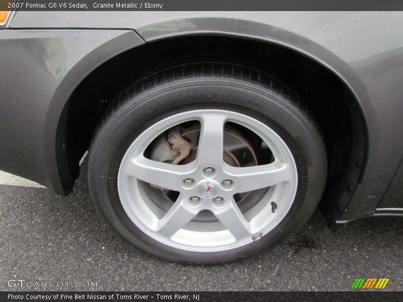 Granite Metallic / Ebony 2007 Pontiac G6 V6 Sedan