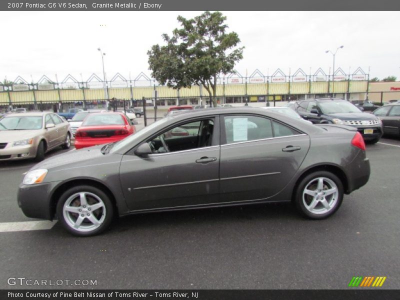 Granite Metallic / Ebony 2007 Pontiac G6 V6 Sedan