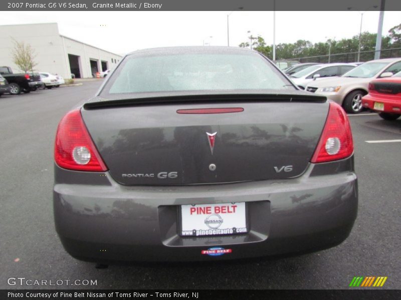 Granite Metallic / Ebony 2007 Pontiac G6 V6 Sedan