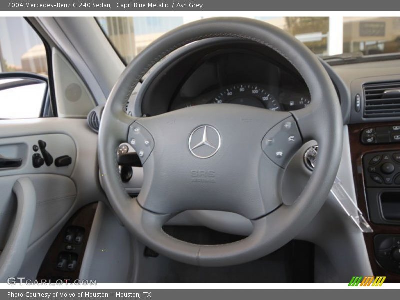 Capri Blue Metallic / Ash Grey 2004 Mercedes-Benz C 240 Sedan