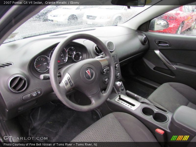 Granite Metallic / Ebony 2007 Pontiac G6 V6 Sedan