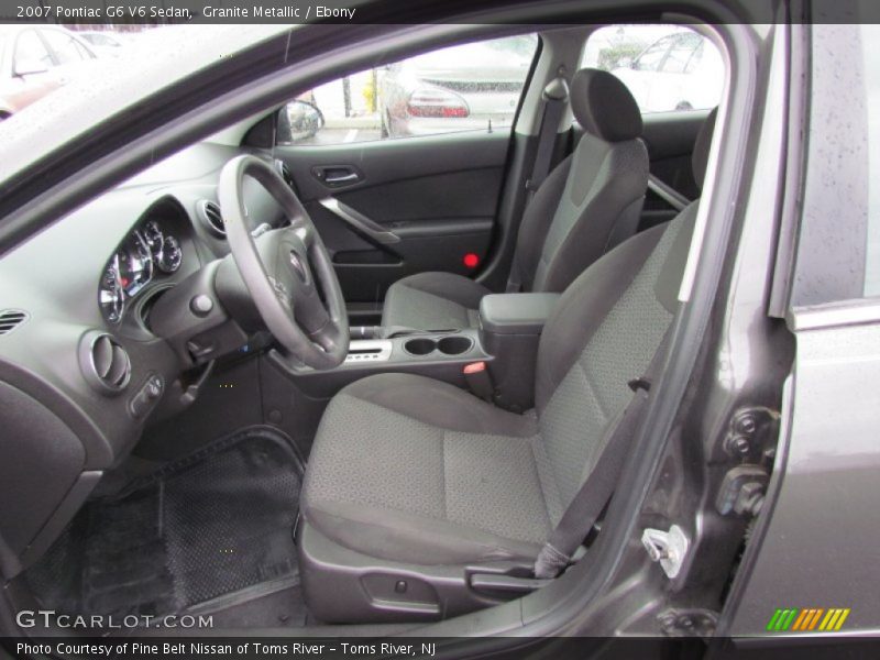 Granite Metallic / Ebony 2007 Pontiac G6 V6 Sedan