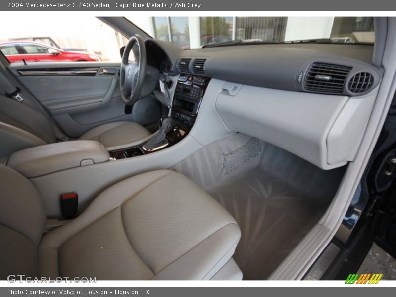 Capri Blue Metallic / Ash Grey 2004 Mercedes-Benz C 240 Sedan