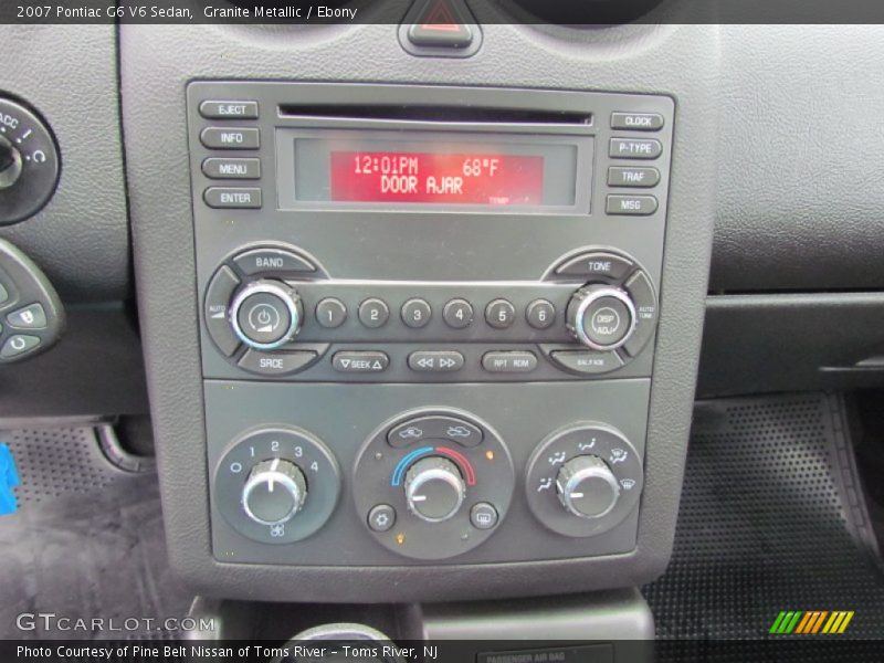 Granite Metallic / Ebony 2007 Pontiac G6 V6 Sedan