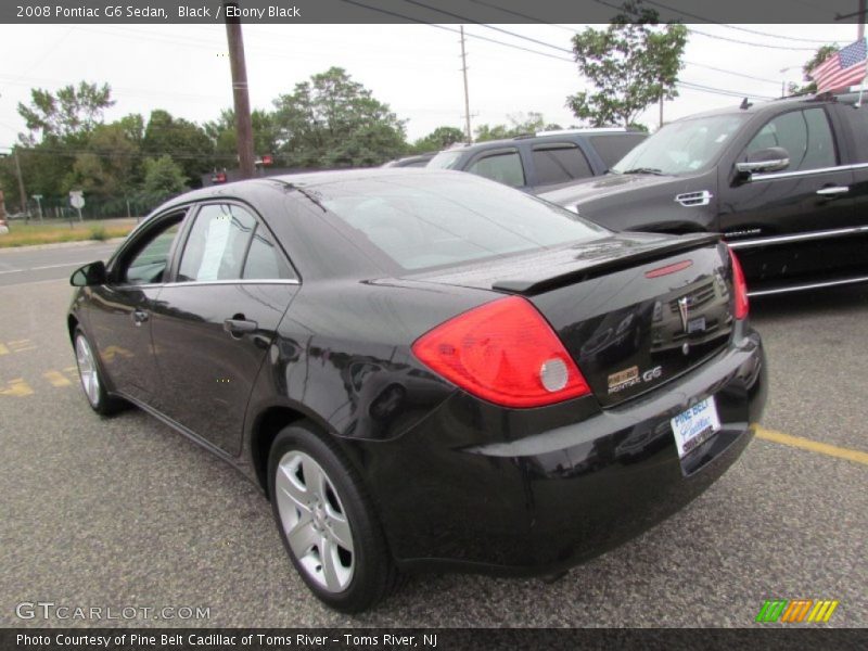 Black / Ebony Black 2008 Pontiac G6 Sedan