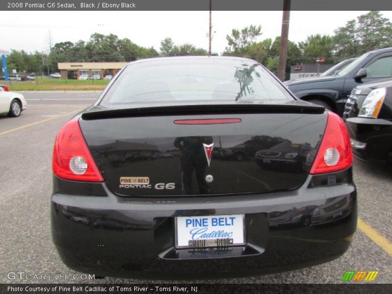 Black / Ebony Black 2008 Pontiac G6 Sedan