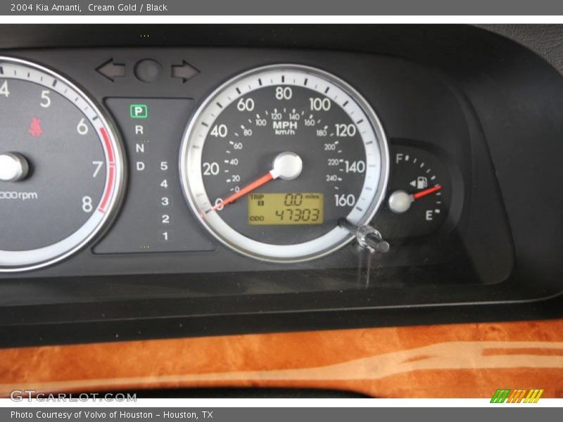 Cream Gold / Black 2004 Kia Amanti
