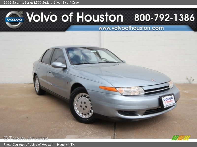 Silver Blue / Gray 2002 Saturn L Series L200 Sedan