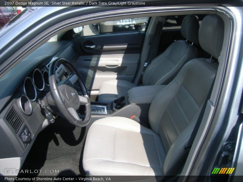 Silver Steel Metallic / Dark Slate Gray/Light Graystone 2007 Dodge Magnum SE