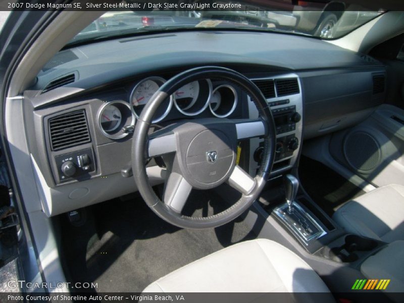 Silver Steel Metallic / Dark Slate Gray/Light Graystone 2007 Dodge Magnum SE