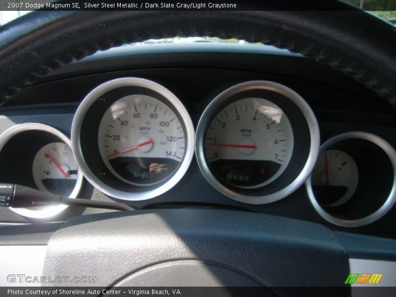 Silver Steel Metallic / Dark Slate Gray/Light Graystone 2007 Dodge Magnum SE