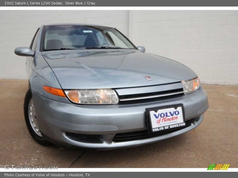 Silver Blue / Gray 2002 Saturn L Series L200 Sedan