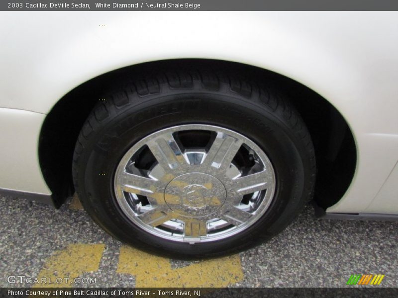 White Diamond / Neutral Shale Beige 2003 Cadillac DeVille Sedan