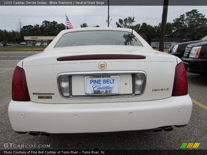 White Diamond / Neutral Shale Beige 2003 Cadillac DeVille Sedan