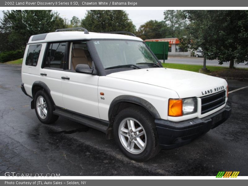 Chawton White / Bahama Beige 2002 Land Rover Discovery II Series II SD