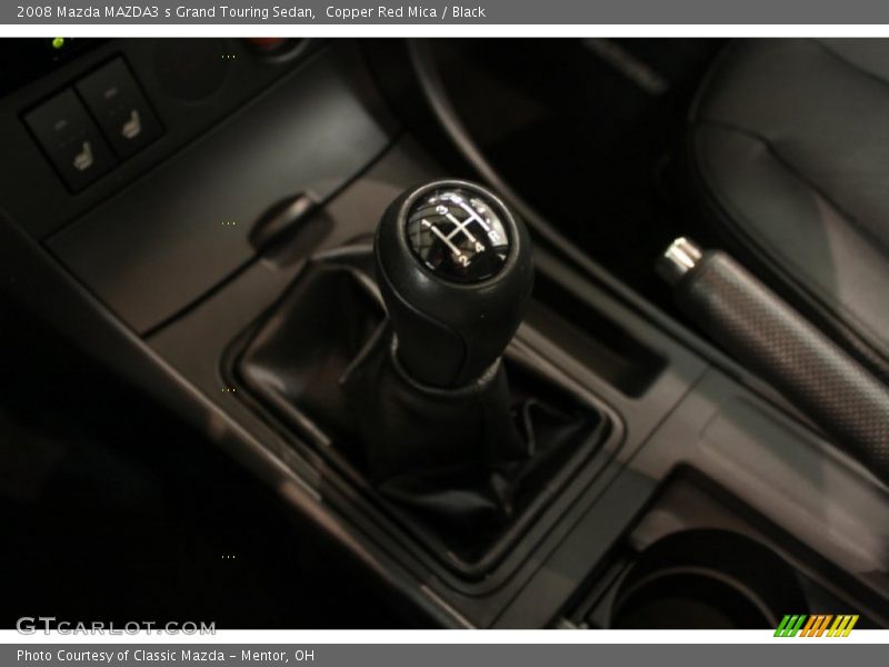 Copper Red Mica / Black 2008 Mazda MAZDA3 s Grand Touring Sedan