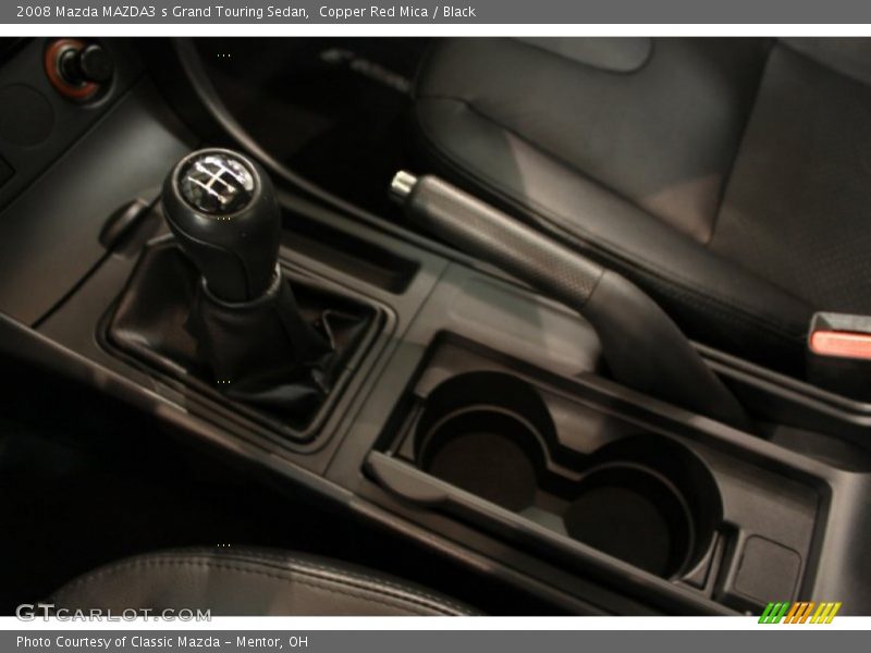 Copper Red Mica / Black 2008 Mazda MAZDA3 s Grand Touring Sedan