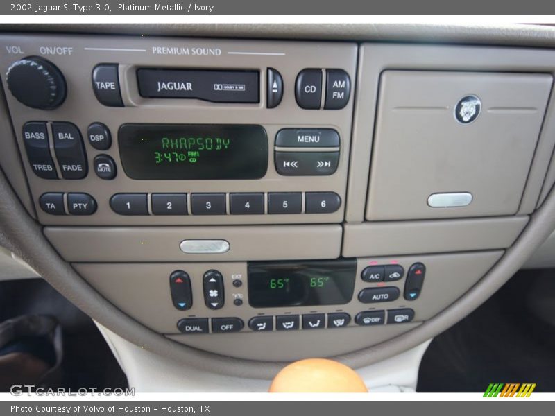 Controls of 2002 S-Type 3.0