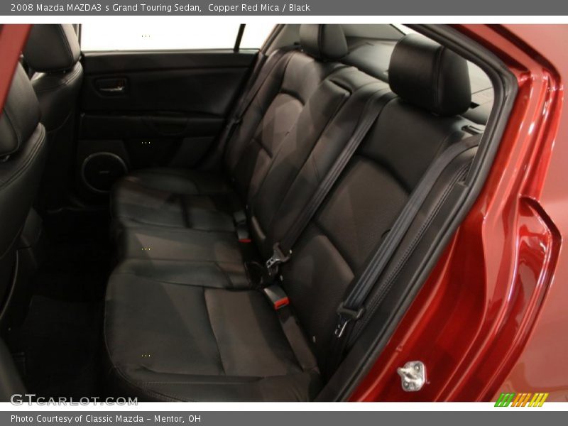 Copper Red Mica / Black 2008 Mazda MAZDA3 s Grand Touring Sedan