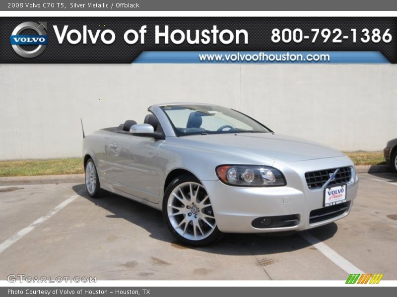 Silver Metallic / Offblack 2008 Volvo C70 T5