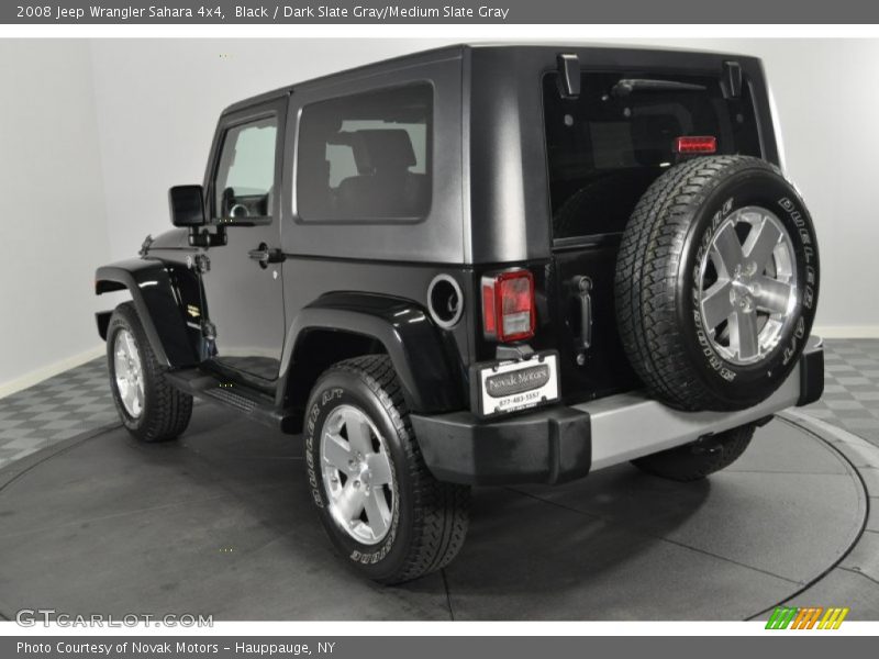 Black / Dark Slate Gray/Medium Slate Gray 2008 Jeep Wrangler Sahara 4x4