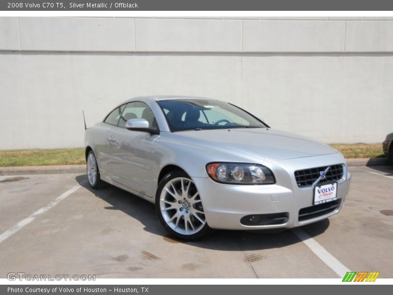Silver Metallic / Offblack 2008 Volvo C70 T5