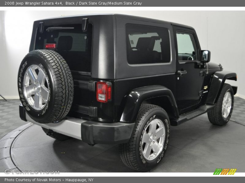 Black / Dark Slate Gray/Medium Slate Gray 2008 Jeep Wrangler Sahara 4x4