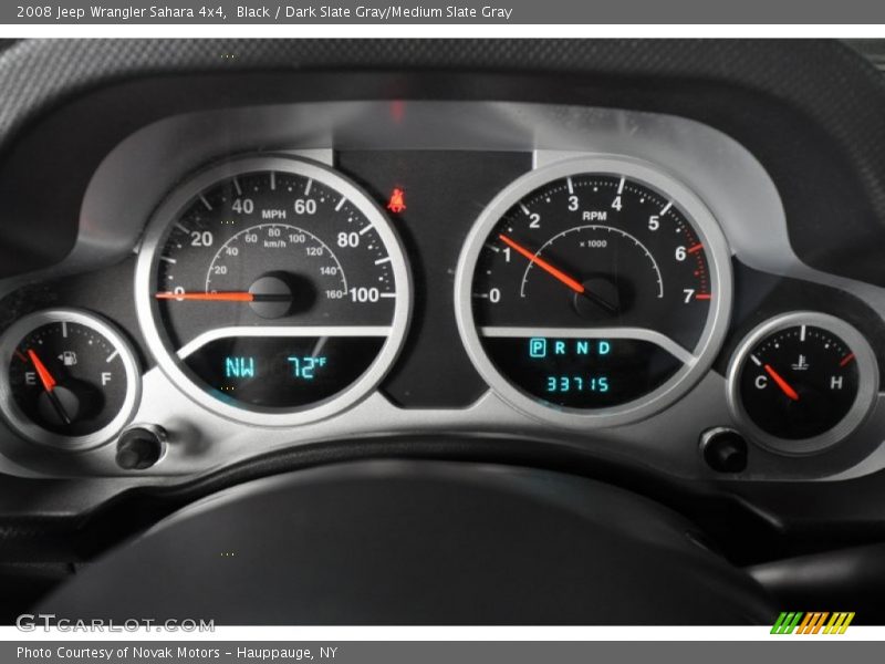 Black / Dark Slate Gray/Medium Slate Gray 2008 Jeep Wrangler Sahara 4x4