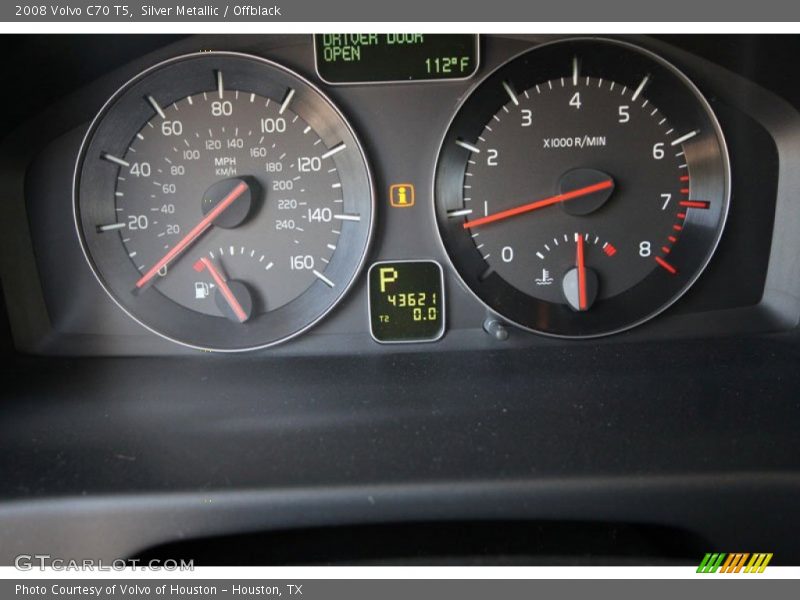 Silver Metallic / Offblack 2008 Volvo C70 T5