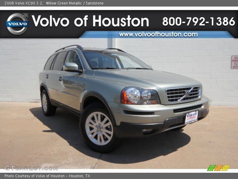 Willow Green Metallic / Sandstone 2008 Volvo XC90 3.2
