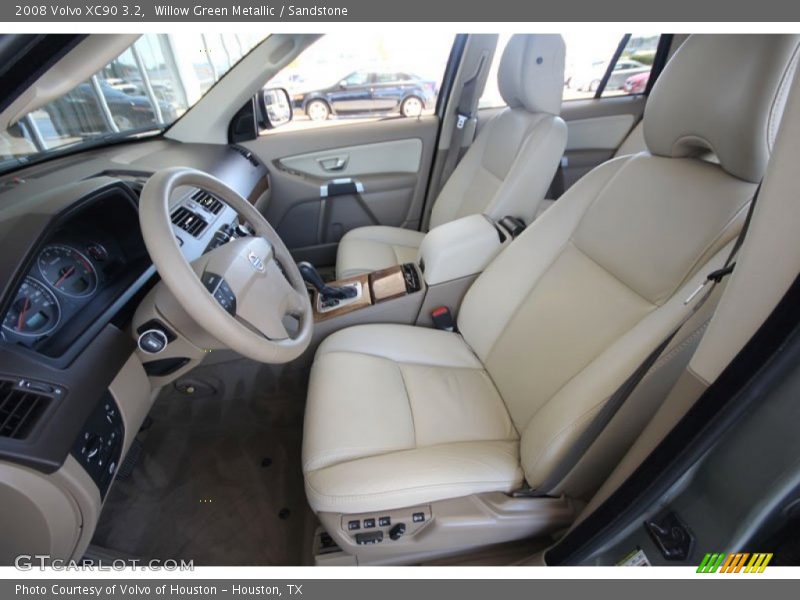 Willow Green Metallic / Sandstone 2008 Volvo XC90 3.2