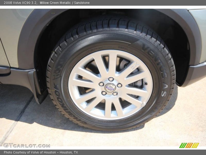 Willow Green Metallic / Sandstone 2008 Volvo XC90 3.2