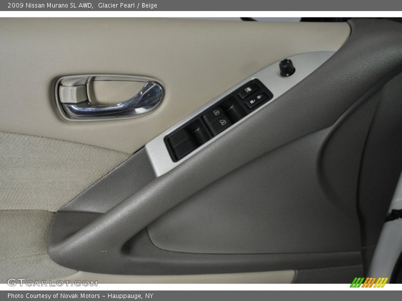 Glacier Pearl / Beige 2009 Nissan Murano SL AWD