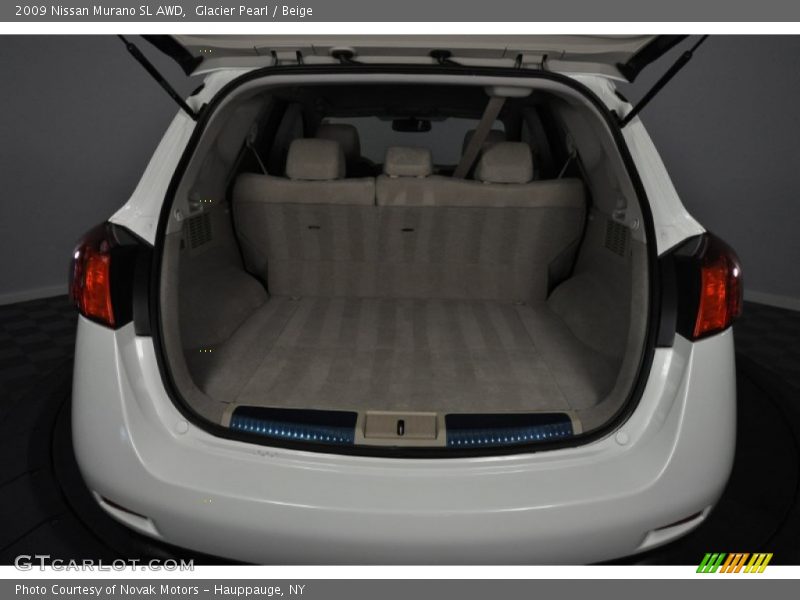 Glacier Pearl / Beige 2009 Nissan Murano SL AWD