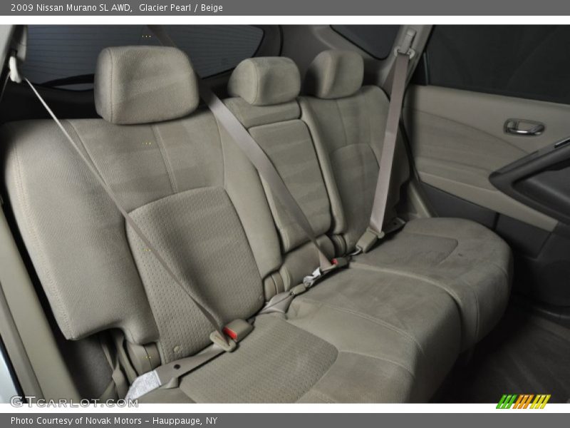 Glacier Pearl / Beige 2009 Nissan Murano SL AWD