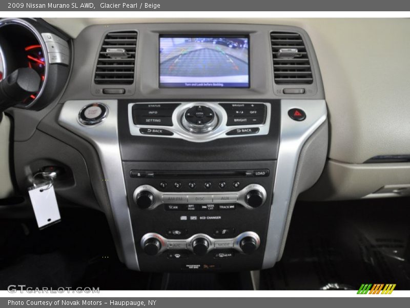 Glacier Pearl / Beige 2009 Nissan Murano SL AWD