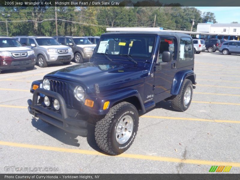 Midnight Blue Pearl / Dark Slate Gray 2006 Jeep Wrangler X 4x4