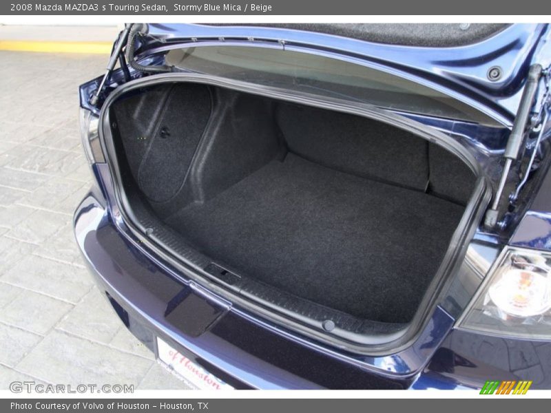 Stormy Blue Mica / Beige 2008 Mazda MAZDA3 s Touring Sedan